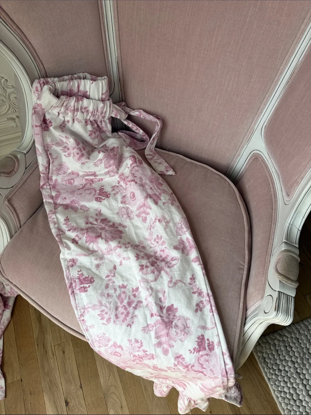 LoveShackFancy Pink Floral Kids Pajama Set